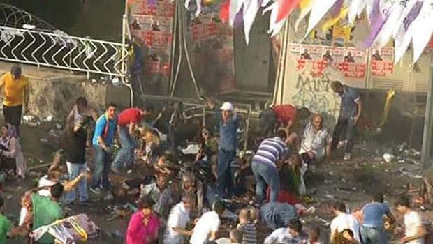 5 حزيران/ يونيو انفجار في تجمع لمؤيدي حزب الشعوب الديمقراطي، في ديار بكر، أدى إلى وفاة 4 أشخاص، والعديد من الجرحى.